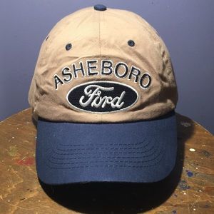 Asheboro Ford dealer hat full 6 panel dealership cap adjustable back strap